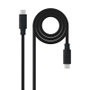 Nanocable Cable USB 3.1 Tipo-C a Tipo-C 100W 10Gbps 2m Negro